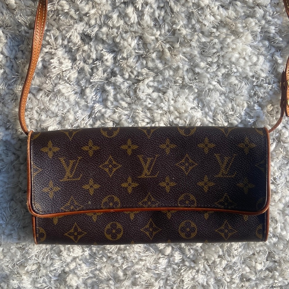 Louis Vuitton cross body fanny pack twin pouchette